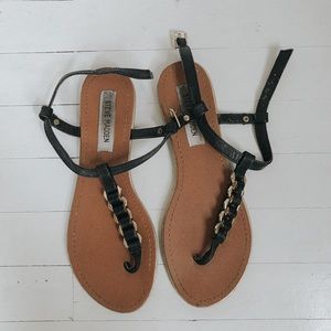 Steve Madden Leather Strap Sandals